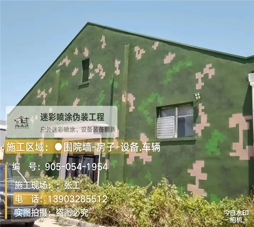 宣城外墙数码迷彩漆施工报价清单（100㎡标准墙面测算）